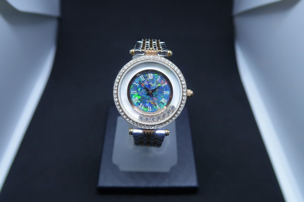Australian Opal Mosaic Face Dress Watch Unisex Watches Australian Opal House 